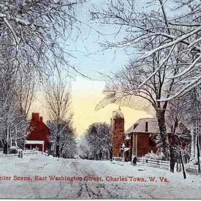 Winter Scene, East Washington Street