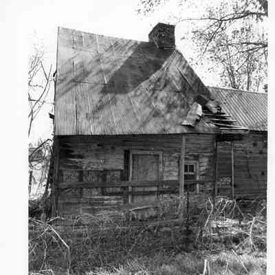 Back of Burr house