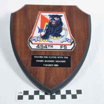 Plaque commemorating flight from Germany to England