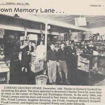 Lorenzo Grocery Store, December 1930 (IMG3908064)
