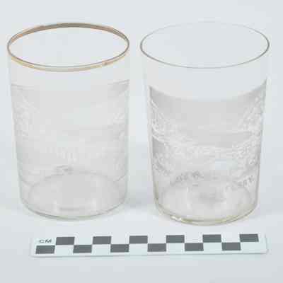 Harpers Ferry souvenir glasses