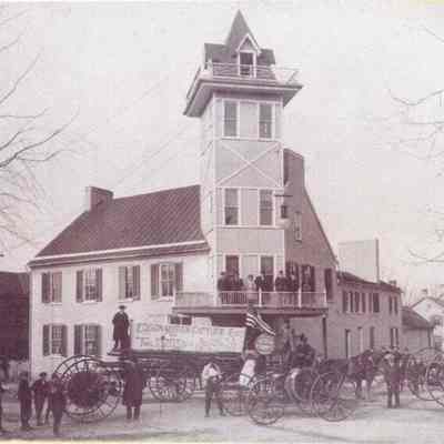 Osbourne-Fidinger home at the corner of W. Washington and North Sts