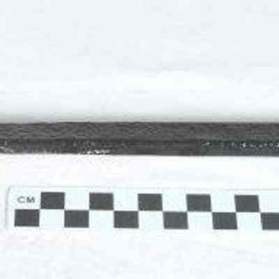 Late 18th century hand forged iron ladle