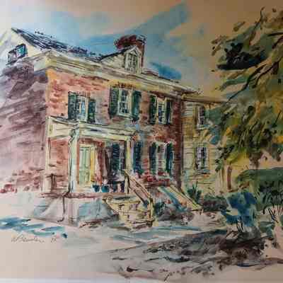 Newcomer Home, Watercolor