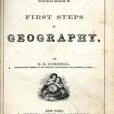 Cornell's First Steps in Geography - title page