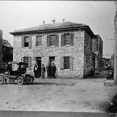 Old telephone building, SW corner of George and Liberty streets, about 1900
