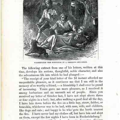 Washington the Surveyor in a Perilous Situation