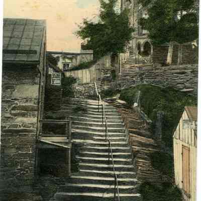 Catholic Church and Solid Rock Steps. Harper's Ferry, W. VA.