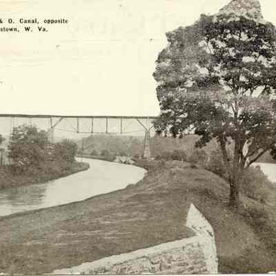 View along C. & O. Canal, opposite Shepherdstown, V. Va.