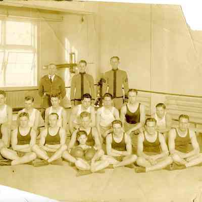 Photograph of Staunton Military Academy boxing team
