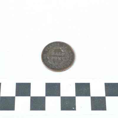1828 U.S. half-cent coin
