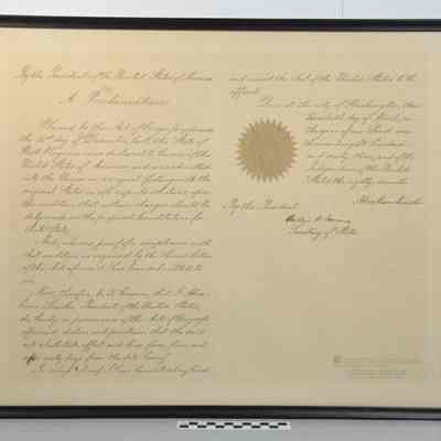 Lincoln's proclamation of new state of West Virginia