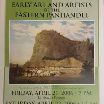 "Early Art and Artists of the Eastern Panhandle" poster