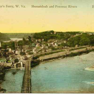 Harpers Ferry and Bolivar Heights from Maryland Heights