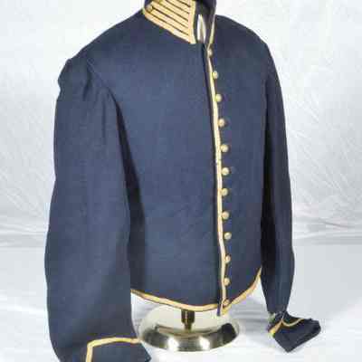 Dark blue wool U.S. cavalry shell jacket