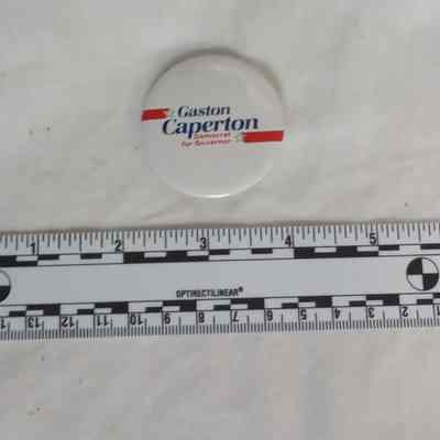 Gaston Caperton campaign button