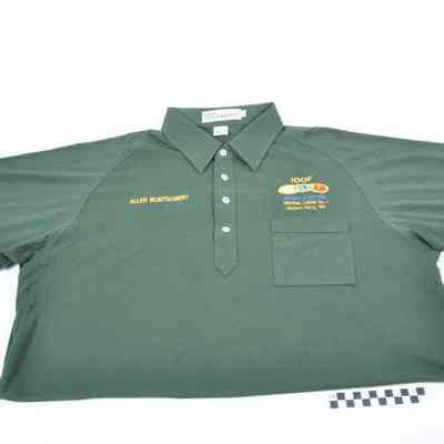 Green shirt of Virginia Lodge No. 1 of the Independent Order of Odd Fellows