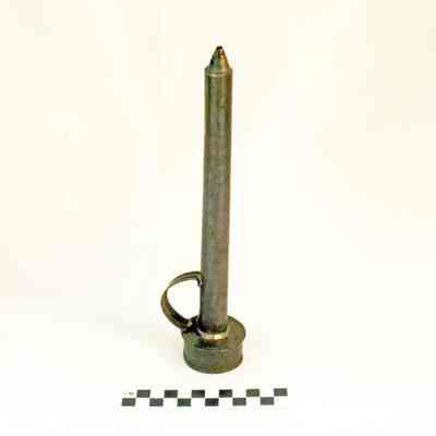 Single tin candle mold