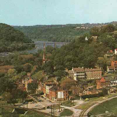 Harpers Ferry and the Shenandoah River from Maryland Heights