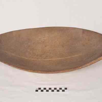 Wooden dough trough or bowl