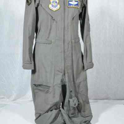 Olive drab flight suit