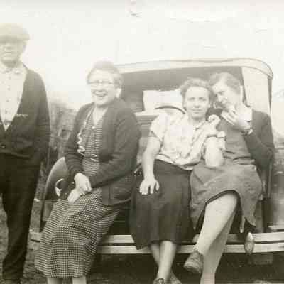 Uncle John, Eva Marshall and Marie Marshall