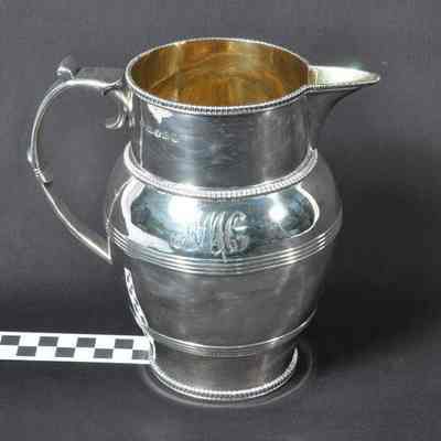 Silver pitcher