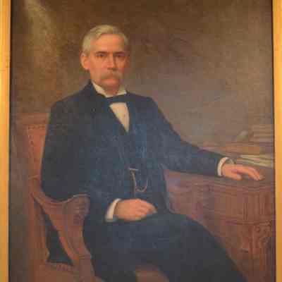 Framed portrait of William Lyne Wilson (1843-1900)