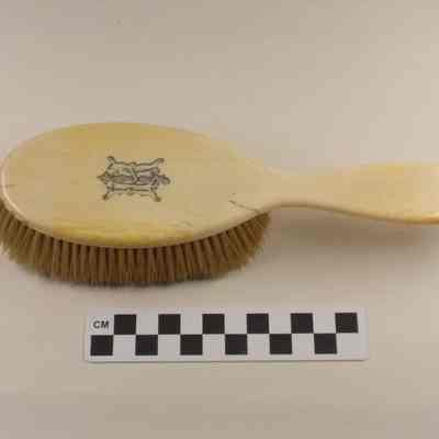 Ivory handled hairbrush