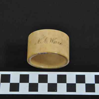 Ivory napkin ring