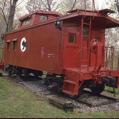 C&O railroad caboose