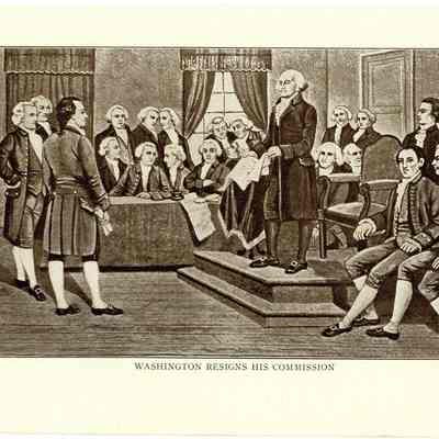 Washington Resigns his Commission