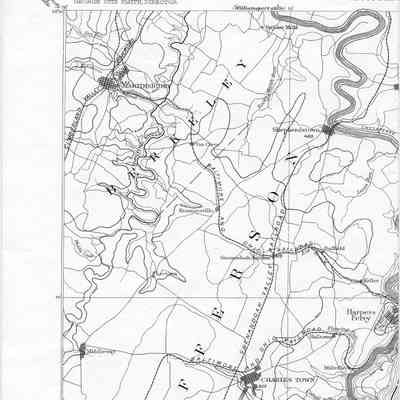 Reconnaissance Map. Virginia-West Virginia-Maryland-- Harpers Ferry Sheet