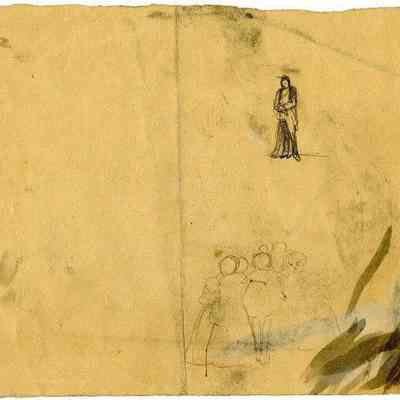 Night Guard before Starting: Reading the Roll by Albert Berghaus