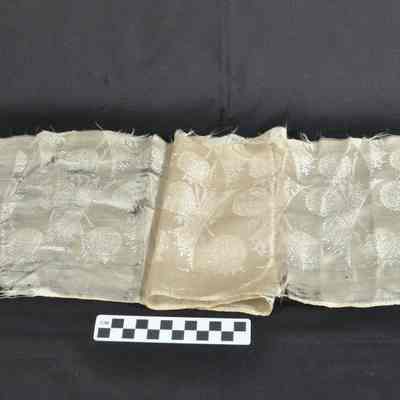 Remnant of silk scarf