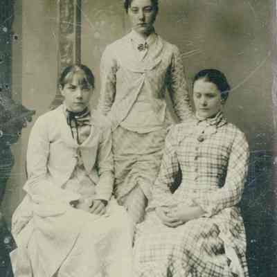Three young women