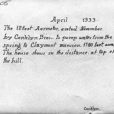 Claymont aermotor: Origformat: Other