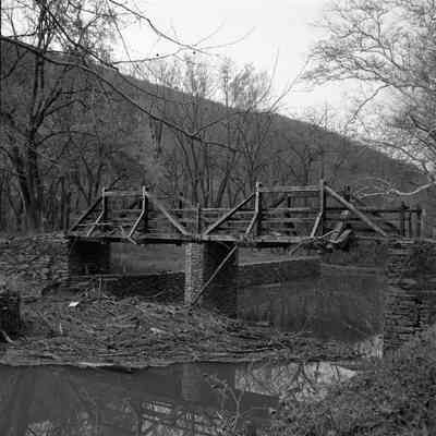 Flood damage in Harpers Ferry