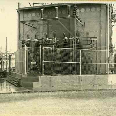 Two photo albums--Millville power plant