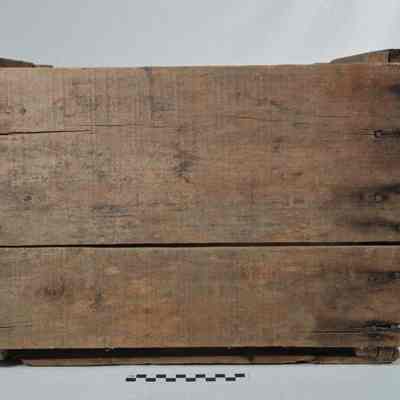 Wooden apple box from Greenhill Orchards