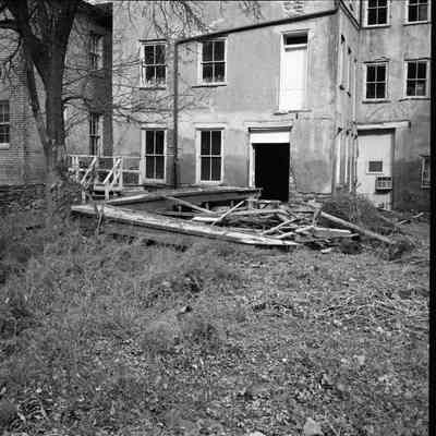 Flood damage in Harpers Ferry