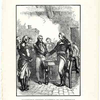 Washington Bidding Farewell to his Generals