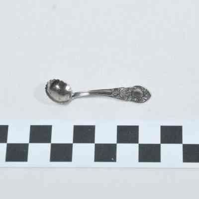 Silver sugar spoon