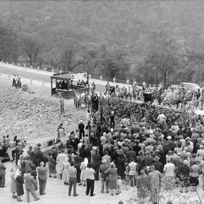 Bridge opening ceremony in Harpers Ferry