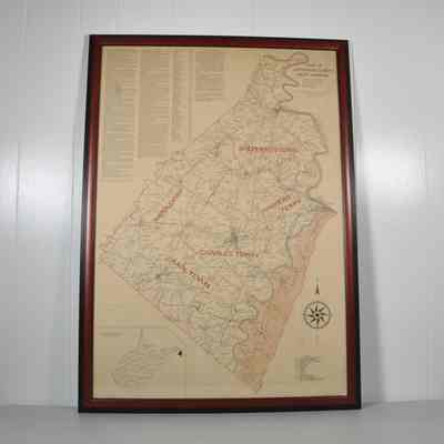 Map of Jefferson County West Virginia