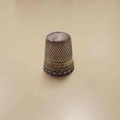 Sterling silver thimble