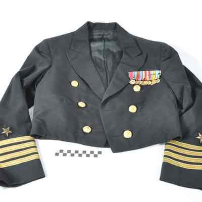 Navy blue formal dress uniform