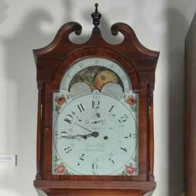 Tall case clock made by Jacob Craft