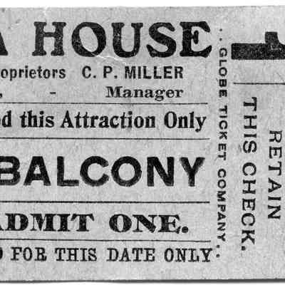Opera House Ticket