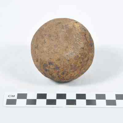 2 inch iron grapeshot